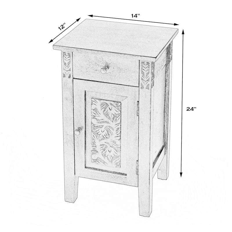 Butler Switra 1 door 1 drawer End Table