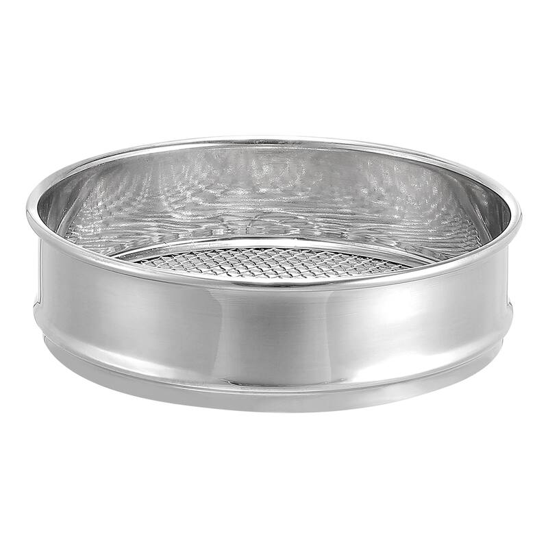 5 Mesh Lab Sieve, 8" Diameter Test Sieve 304 Stainless Steel Wire Cloth (4mm) - Silver - 8", 5 Mesh
