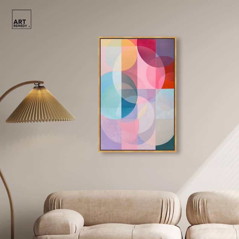 Oneiric Circles IV Canvas by Art Remedy