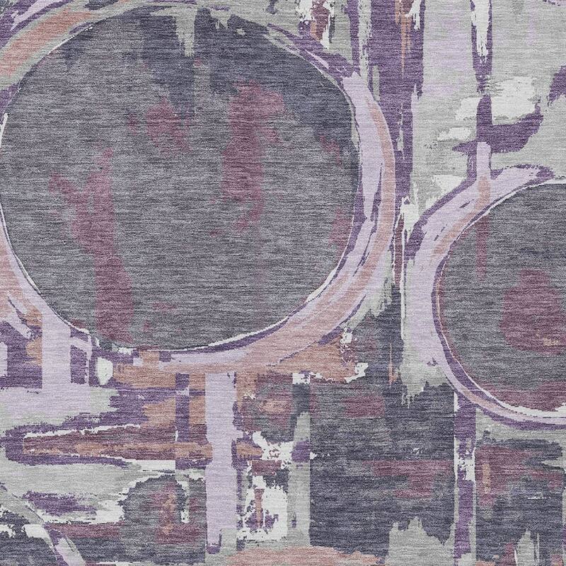 HomeRoots Geometric Transitional Rectangle Outdoor Rug
