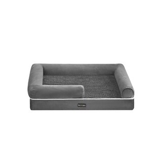 Light Grey Orthopedic Dog Bed Waterproof with Removable Cover - Bed