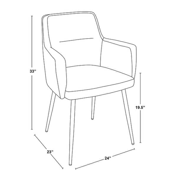dimension image slide 1 of 2, Porch & Den Canary-Duved Silver 5-Piece Dining Set
