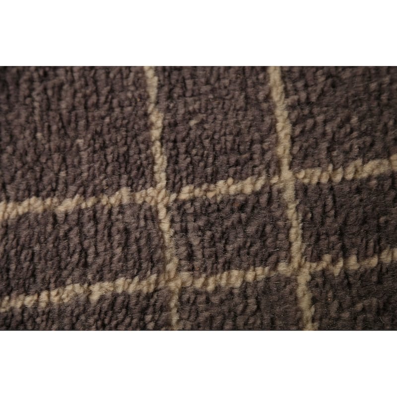 Moroccan Indian Area Rug Handmade Wool Carpet - 5'1" x 7'11"