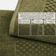 preview thumbnail 60 of 197, Linery & Co. Cotton Diamond Waffle Texture Bath Towels