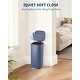 preview thumbnail 4 of 6, Square Step Trash Can, Stainless Steel Garbage Bin with Inner Bucket for Home & Office