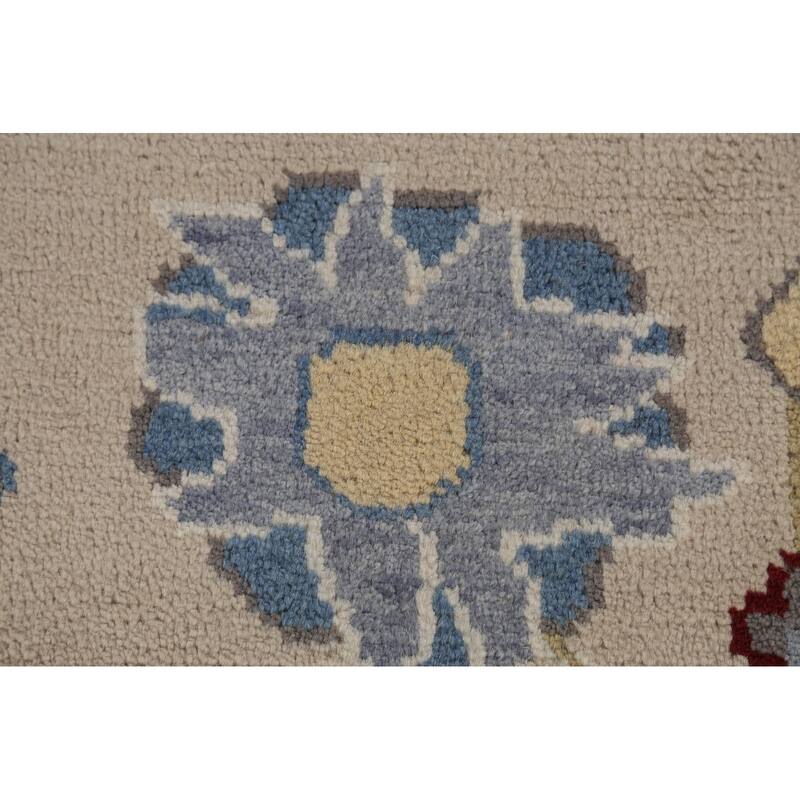Oushak Indian Area Rug Handmade Wool Carpet - 8'0" x 10'0"