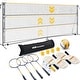 preview thumbnail 1 of 7, 22FT Portable Pickleball Badminton Volleyball Net Set All-in-One Net System