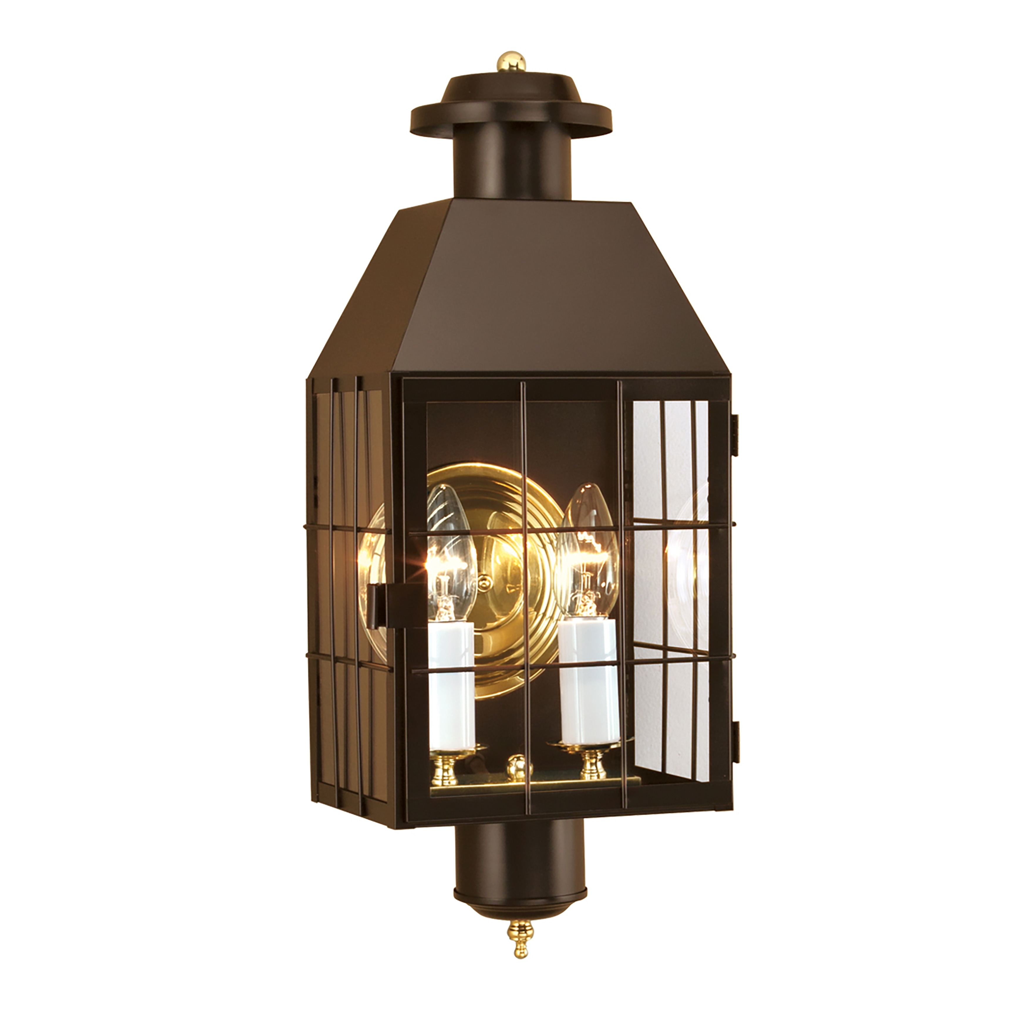 American Heritage 21.75'' High 2-Light Outdoor Sconce - Bronze - 21.5 inch Tall