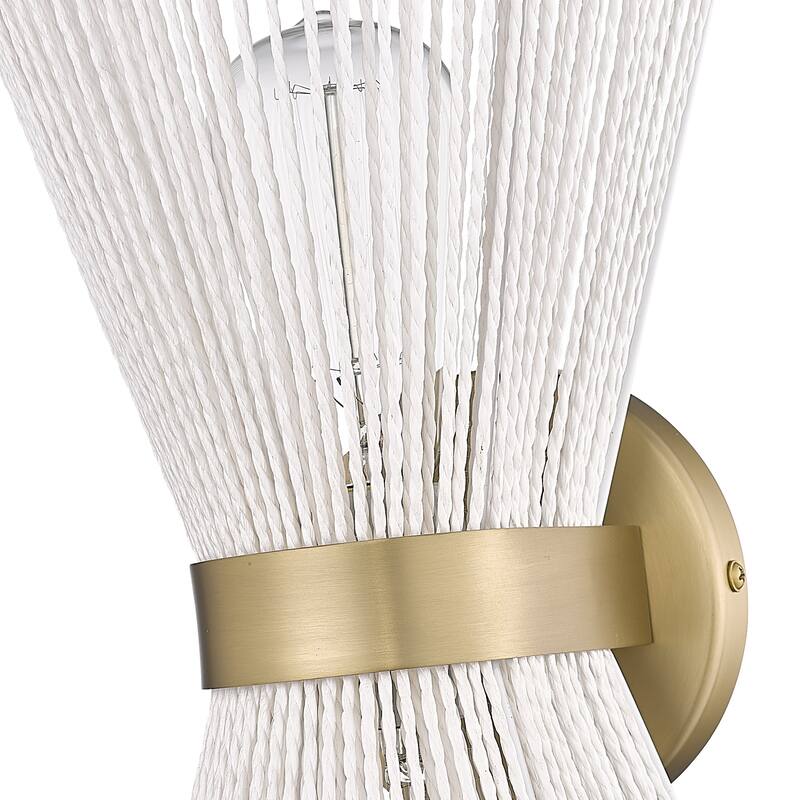 Golden Lighting 6938-2W WR Avon 2 Light 17" Tall Wall Sconce