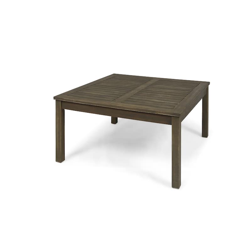 Perla Outdoor Acacia Wood Coffee Table by Christopher Knight Home