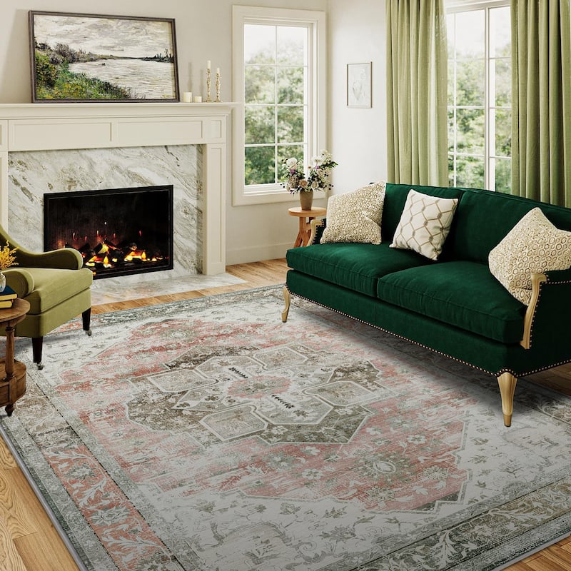 Bohemian Faux Cashmere Rug