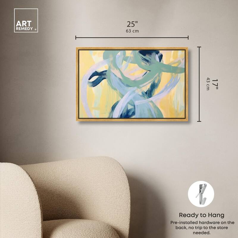 Entangled Embrace I Canvas by Art Remedy