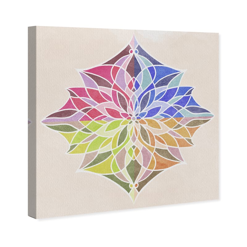 Wynwood Studio Canvas Abstract Floral Seasons Blue and Bohemian & Eclectic Wall Art Canvas Print