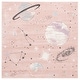 preview thumbnail 31 of 69, SAFAVIEH Carousel Kids Kyle Solar System Rug 5'3" Square - Pink/Purple - Square