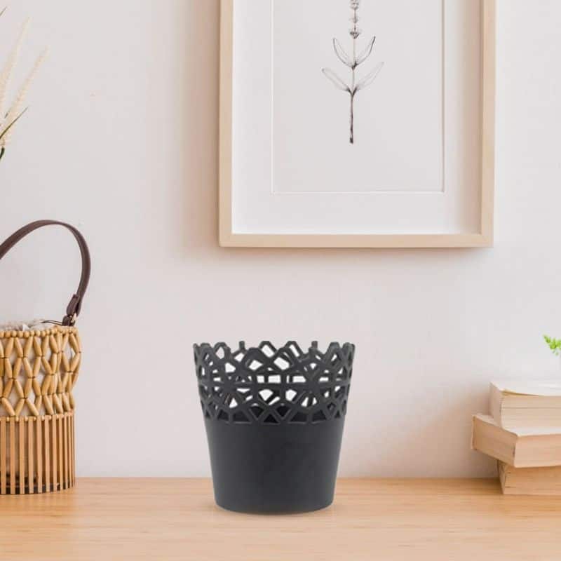 Ceramic Matte Black Pot