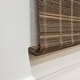 preview thumbnail 3 of 18, Radiance Cordless Driftwood Bayshore Bamboo Roman Shade