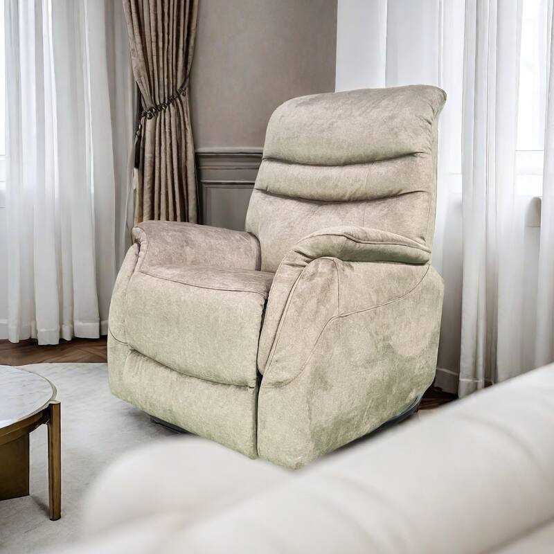 Rocking Swivel Recliner Chair for Living Room, 360 Degree Swivel, Adjustable Modern Reclining Chair
