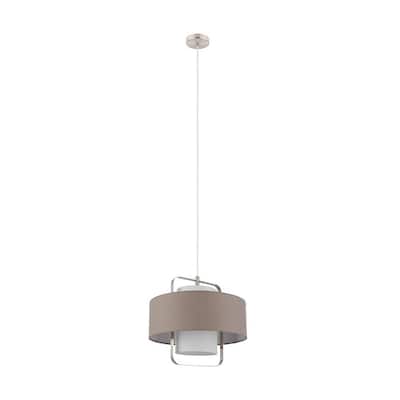 EGLO Fontao - 1-Light Pendant - Matte Nickel Finish