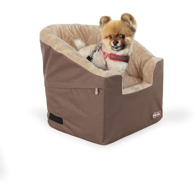 Bucket Booster Dog Car Seat - Small - Tan