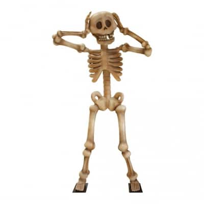 Halloween Scared Skeleton