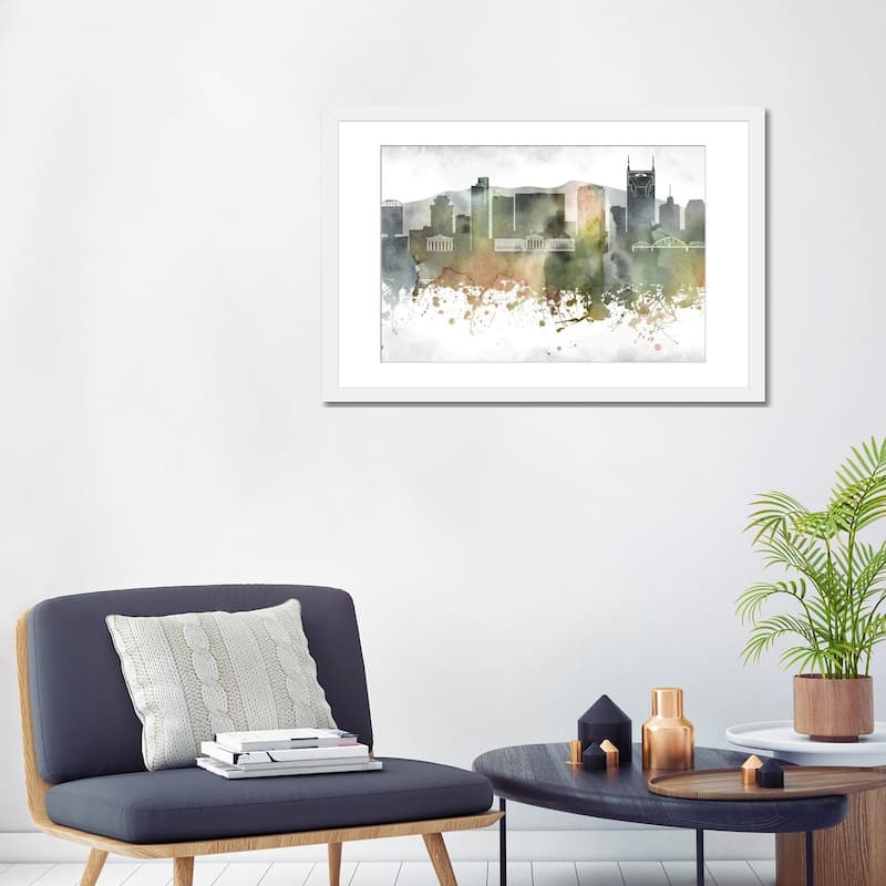 iCanvas "Nashville Skyline" by WallDecorAddict
