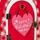 preview thumbnail 6 of 9, Glitzhome 8.5"H Valentine's Door-Shaped Photo Frame Table Decor