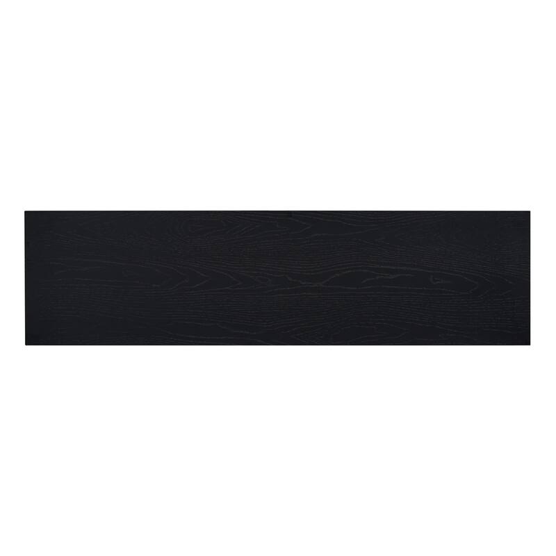 Sideboard with Circular Groove Design Door, Round Metal Door Handle