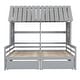 preview thumbnail 10 of 19, Twin Size House Platform Beds with Two Drawers