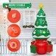 preview thumbnail 2 of 3, 5.6 FT Christmas Inflatable Tree Blow Up Xmas Trees with Multicolor LED Lights