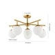 preview thumbnail 13 of 17, SAFAVIEH Lighting Briette Flush Mount - 26" W x 26" D x 15" H
