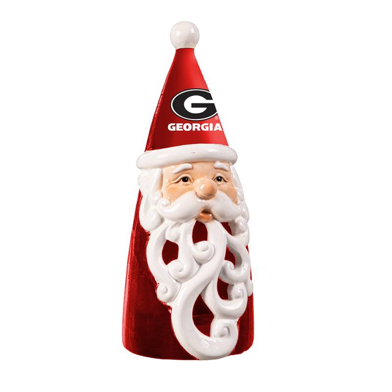 University of Georgia Santa LED Garden Statuary, 8"