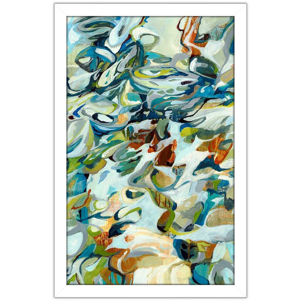 "In The Flow III" by Lisa Ridgers Print on Acrylic.