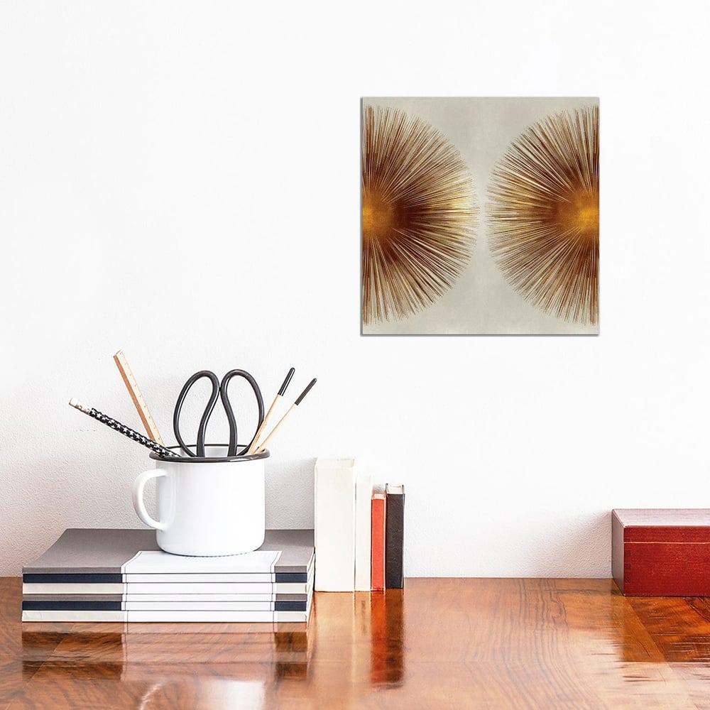iCanvas "Bronze Sunburst II" by Abby Young Canvas Print