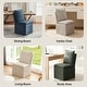 preview thumbnail 9 of 9, Modern Upholstered Dining Chair with Storage
