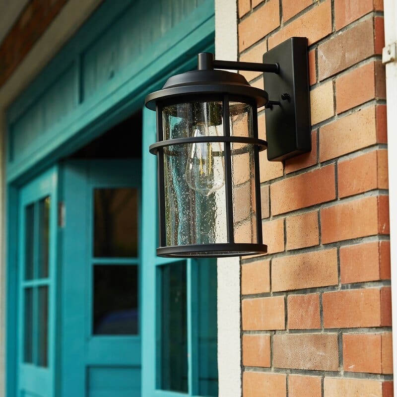1-Light Outdoor Wall Sconce - 7.55"x9.6"x13.2"