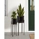 preview thumbnail 7 of 8, Kate and Laurel Gabi Metal Outdoor and Indoor Plant Stand - 2 Piece