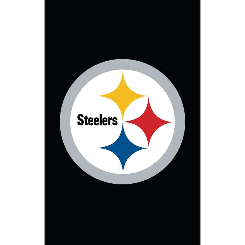 Applique Flag, Garden, Pittsburgh Steelers
