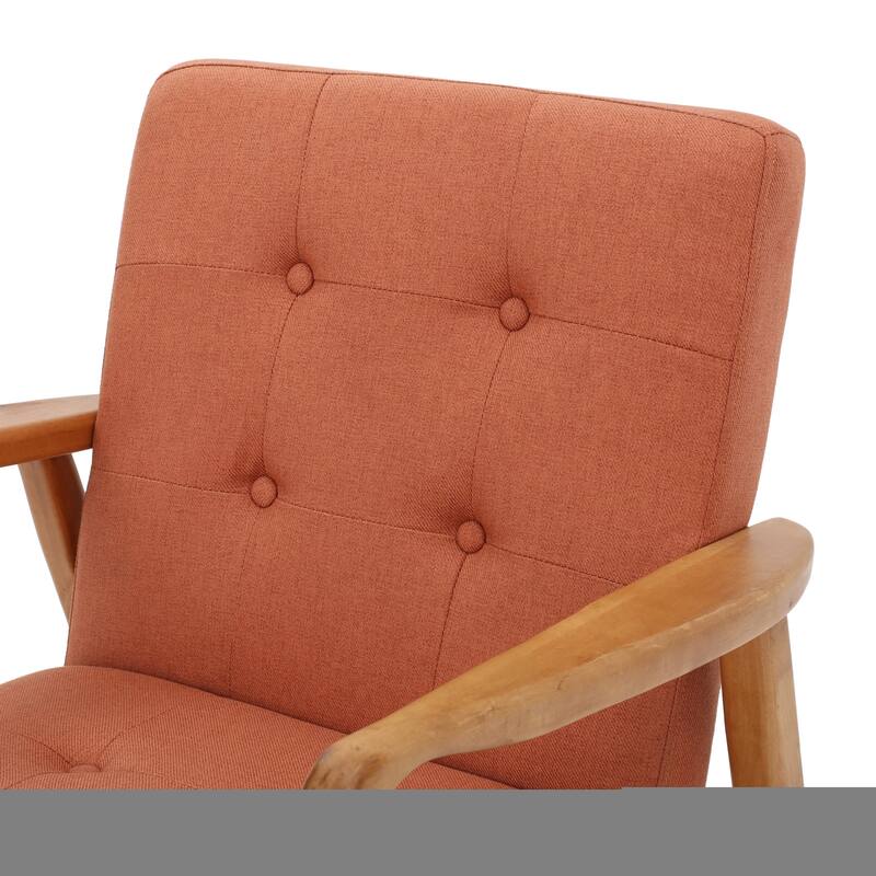 Fabric Mid-Century Club Chair