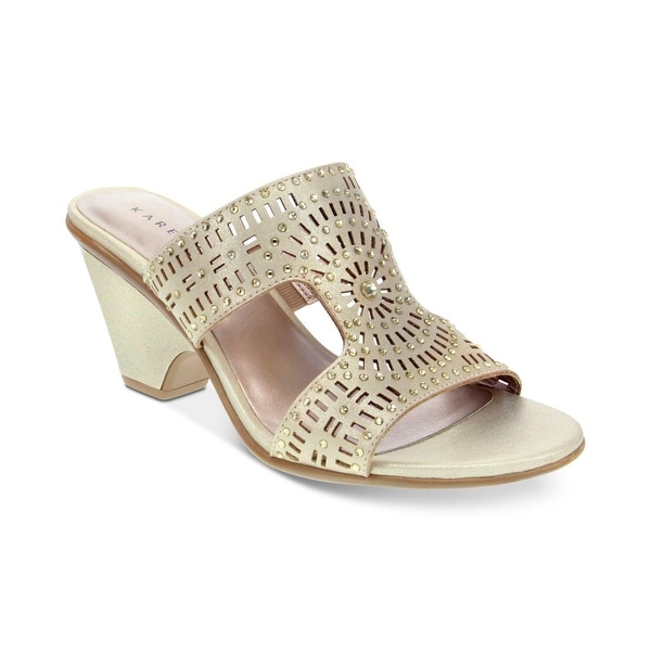 Karen Scott Womens Kendra Open Toe Casual Slide Sandals. Opens flyout.