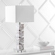 preview thumbnail 5 of 7, SAFAVIEH Lighting 31-inch Rafferty Cream Table Lamp (Set of 2) - 13"x13"x29"