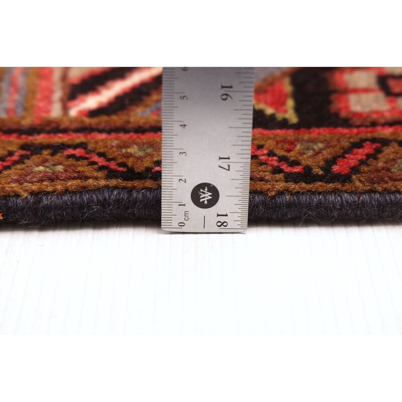 ECARPETGALLERY Hand-knotted Sarabi Dark Red Wool Rug - 6'9 x 9'11