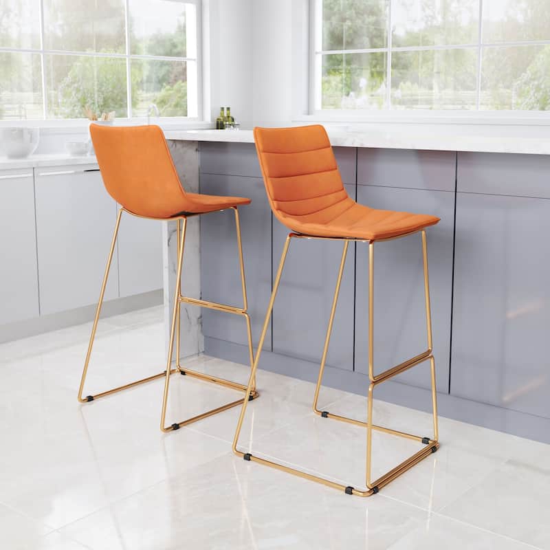Adele Barstool (Set of 2) - 18.5" W x 19.5" D x 40.2" H
