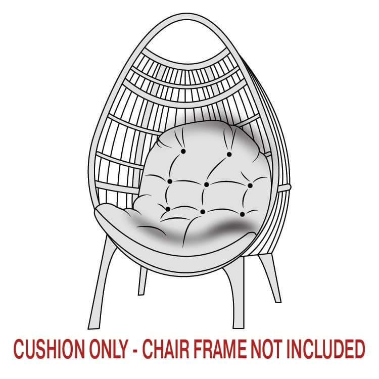Sorra Home Sunbrella Egg Chair Cushion (Cushion Only)