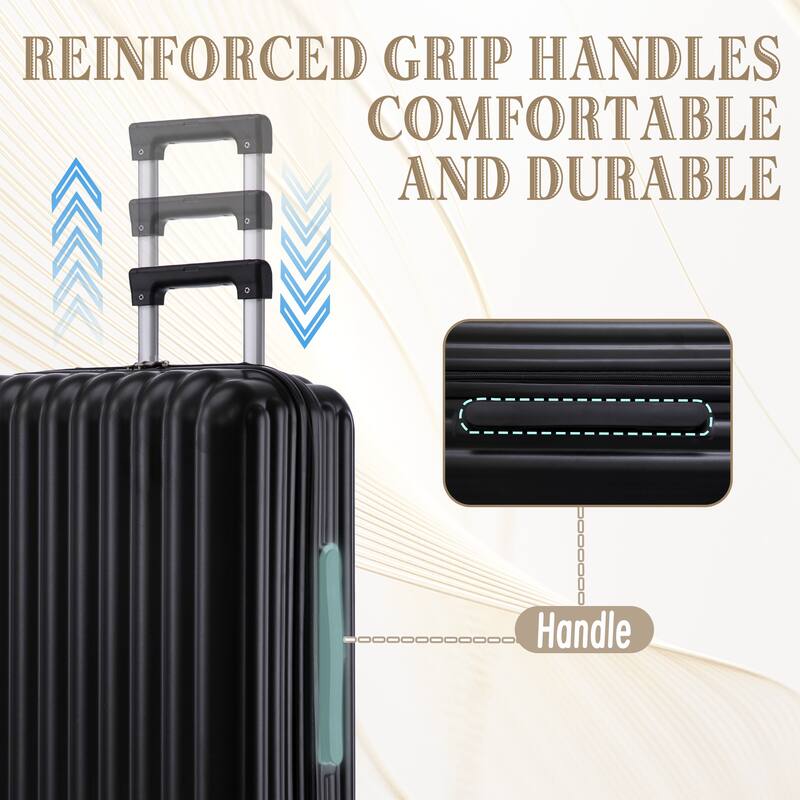 20"/24"/28" 3 pcs/set in ABS Spinner Wheel Luggage