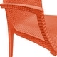 preview thumbnail 6 of 7, Mace Modern Outdoor Arm Chair (Set of 2) - Woven Stackable All-Weather Chairs for Patio, Garden & Café - Indoor/Outdoor