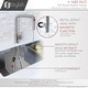 preview thumbnail 6 of 41, STYLISH Kitchen Sink Faucet Single Handle Pull Down Dual Mode in Stainless Steel - Faucet Height: 14 3/8" | Spout Height: 7 7/8"