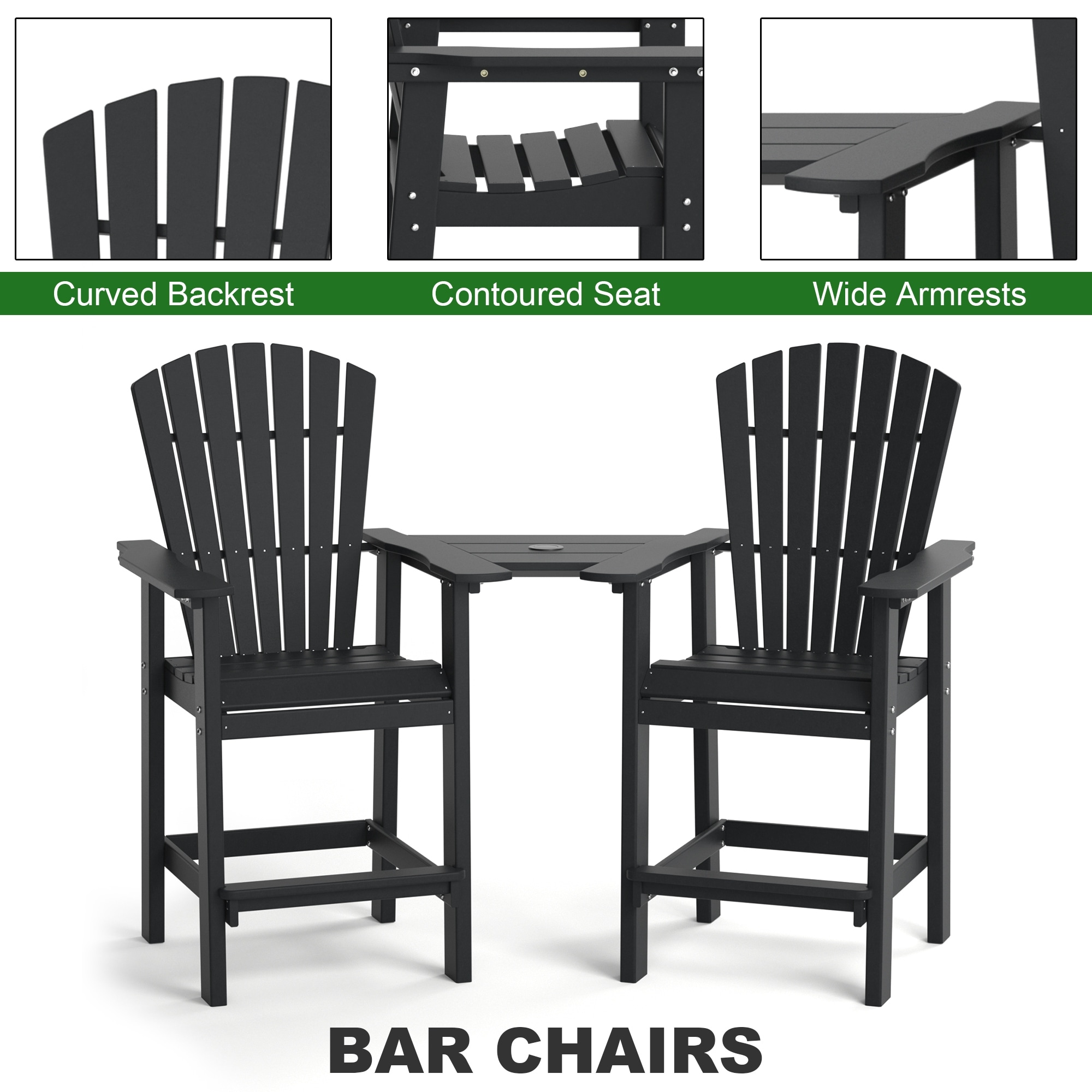 Adirondack bar stools and table deals