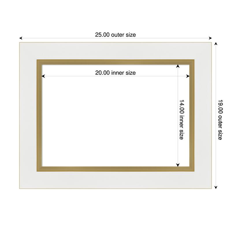 Amanti Art Eva Black Silver Framed Dry Erase Magnetic Board - 25 x 19 in - Eva White Gold