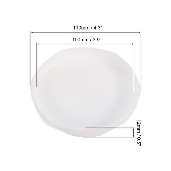Plant Pot Saucers 3.9 Inch Plastic Plant Saucer Flower Drip Tray White -  Bed Bath & Beyond - 38432227
