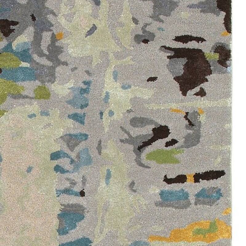 HomeRootsAbstract Industrial Rectangle Area Rug